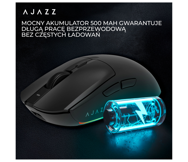 Ajazz AJ139 V2 MC 3311 ze stacją dokującą czarna - 1536392 - zdjęcie 13